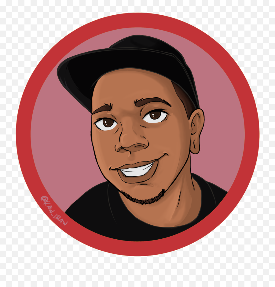 Download Youtuber Avatar - Cool Black Guy Cartoon Full Emoji,Black Guy Png