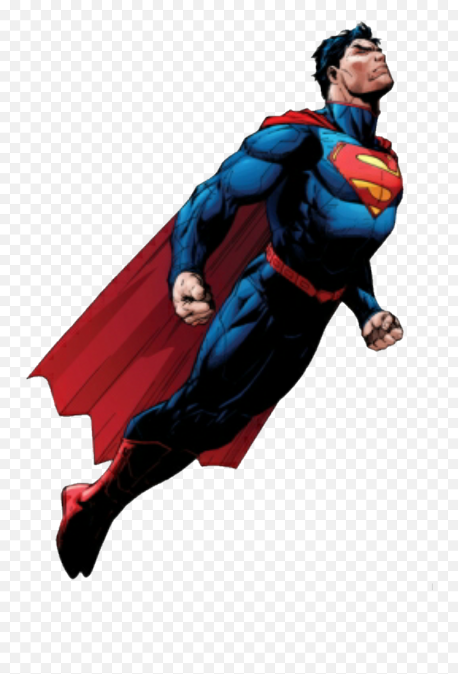 New Superman Png - New 52 Superman Flying Comic Clipart Emoji,Superman Comic Png