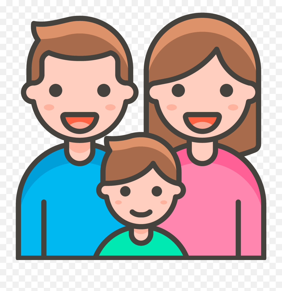 Family Man Woman Boy Emoji Clipart Free Download,Family Of 4 Clipart