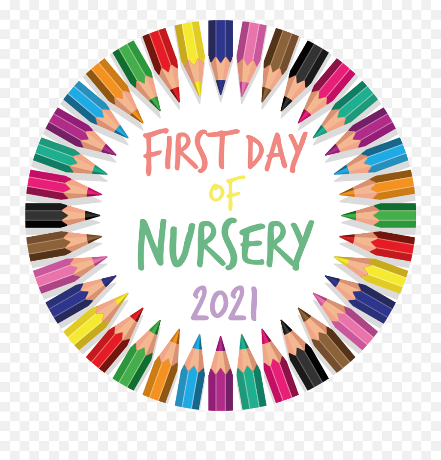 Colour Pencil First Day Of Nursery Lollipop Emoji,Nursery Clipart