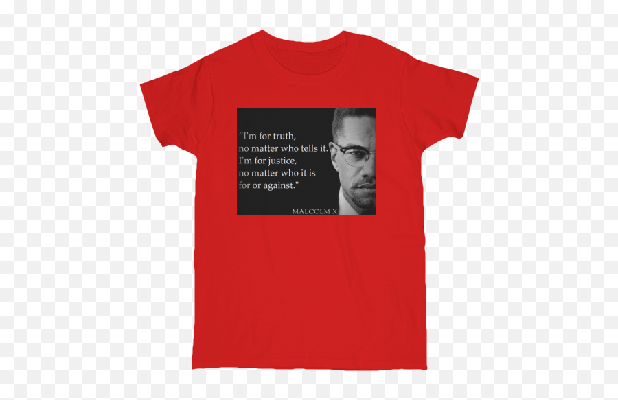 Malcolm X Quoted Garment Storefrontier Emoji,Malcolm X Png