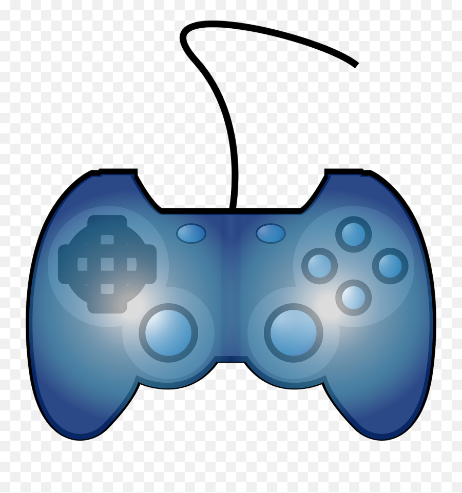 Joypad Game Controller Clip Art At - Video Games Cartoon Transparent Emoji,Video Game Controller Clipart