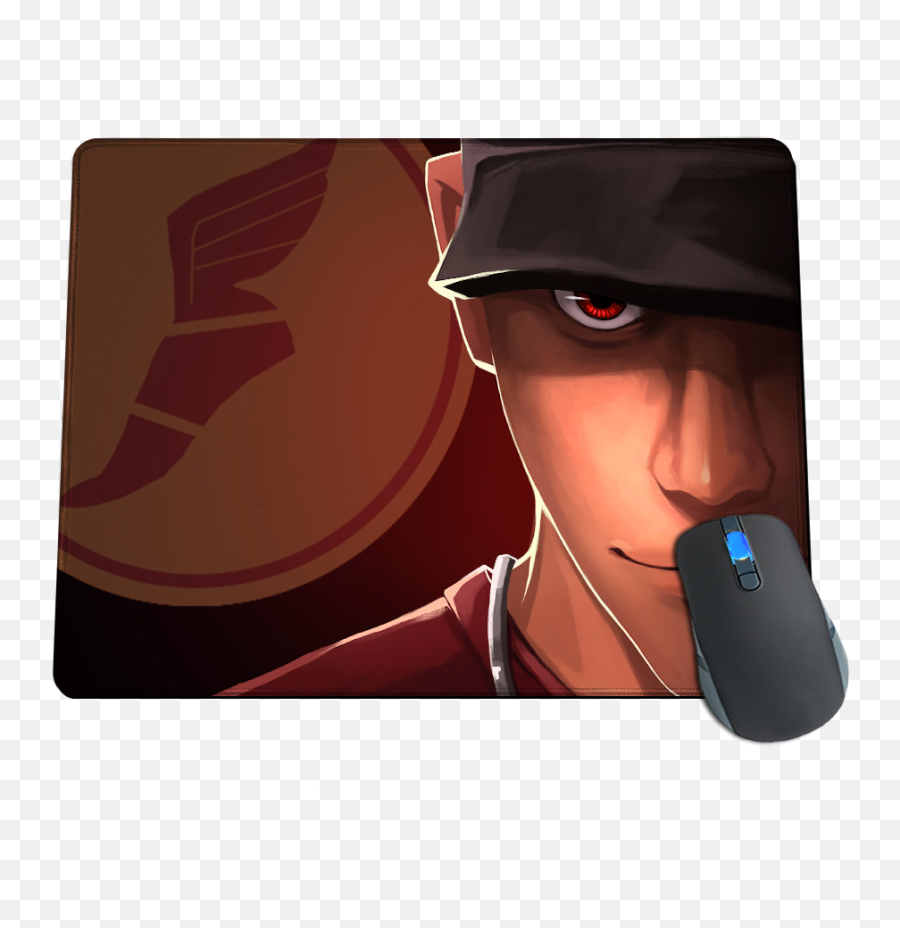 Valve Storered Scout Extreme Closeup Mousepad Emoji,Tf2 Scout Logo