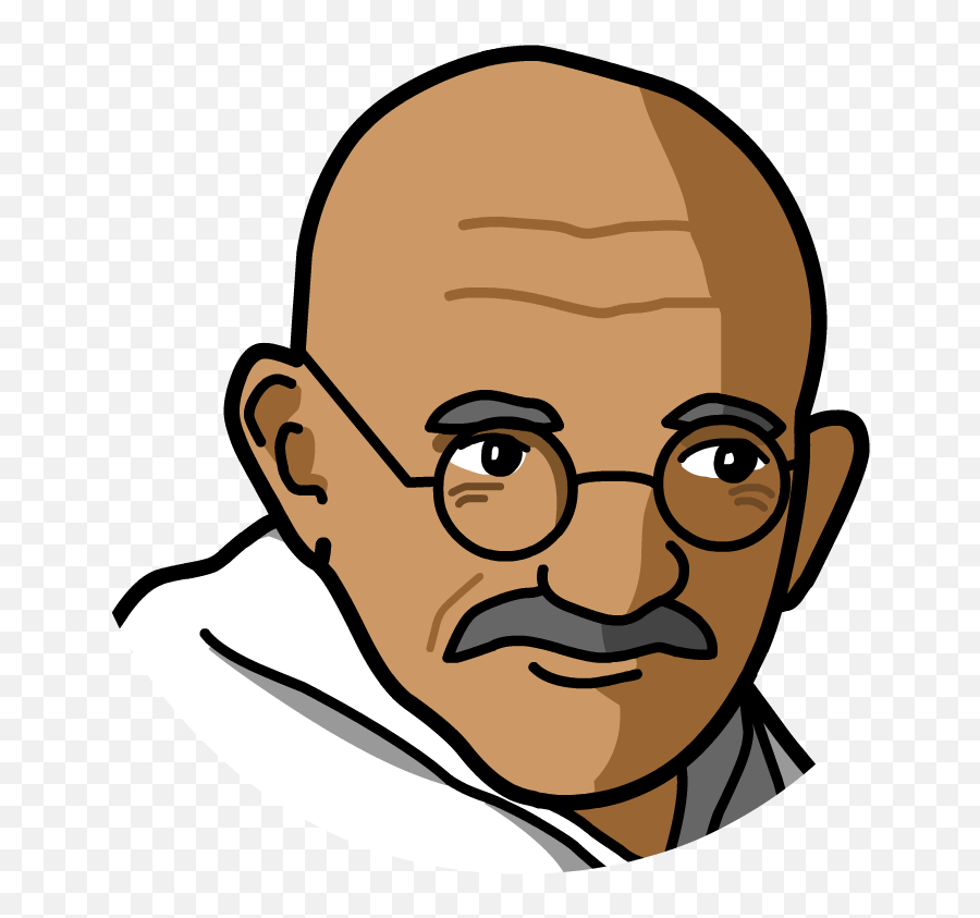 Martin Luther King - Cartoon Image Of Mahatma Gandhi Emoji,Martin Luther King Jr Clipart