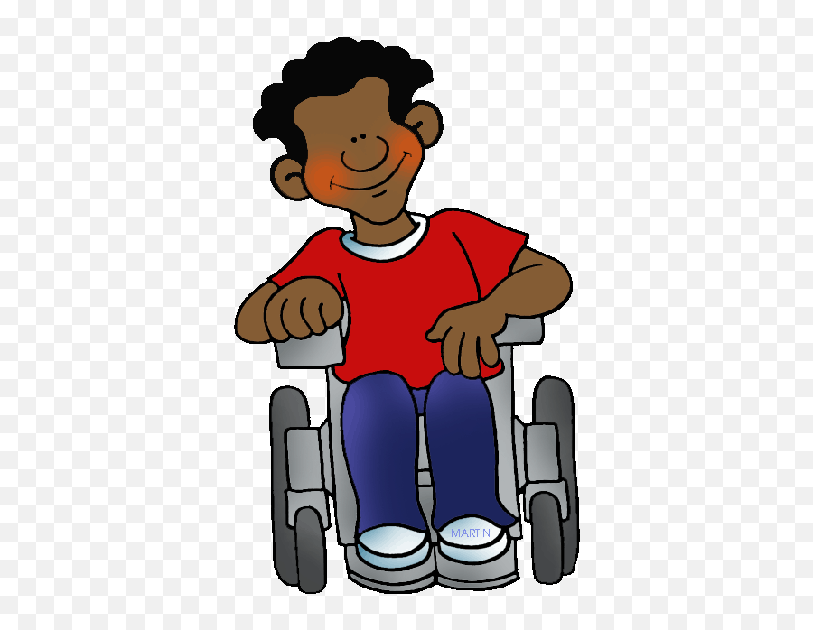 Free School Clip Art By Phillip Martin Student In - Person In Wheel Chair Clipart Emoji,Emotions Clipart