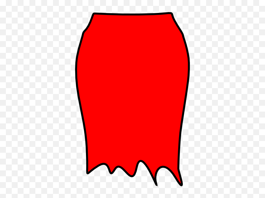 Red Skirt Clipart - Red Skirt Clipart Emoji,Skirt Clipart