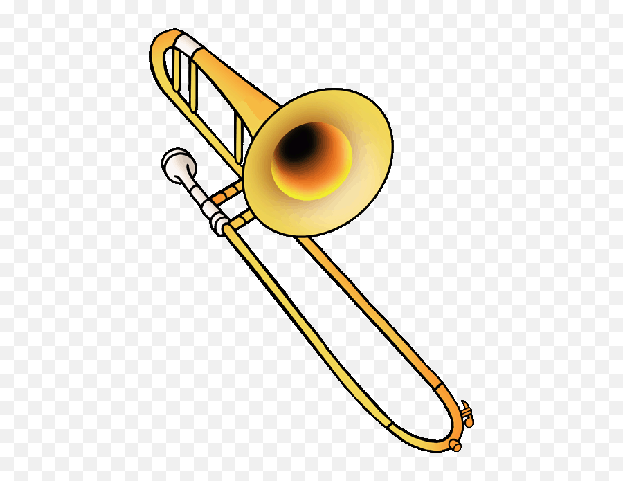 Clip Art Trombone - Trombone Clipart Free Emoji,Trombone Clipart