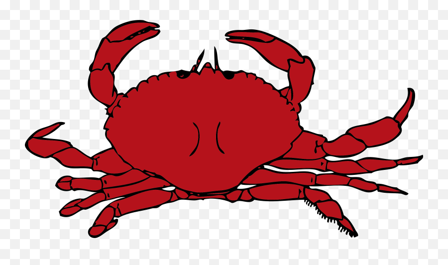 Crab Clip Art Cartoon Free Clipart - Crab Clipart Emoji,Crab Clipart