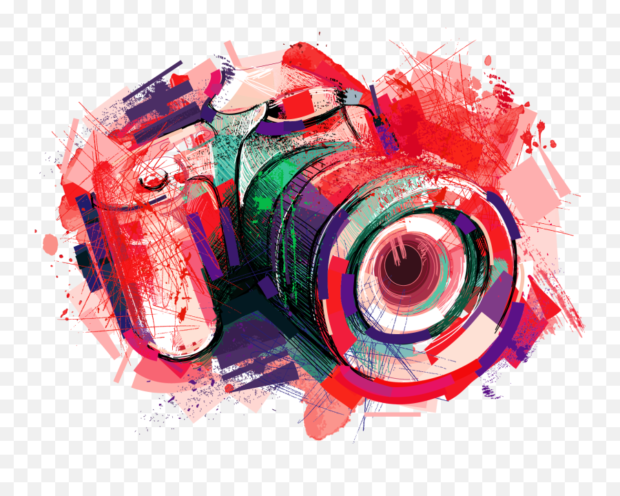 Download Camera Photography Watercolor Painting - Camara De Emoji,Camara Png