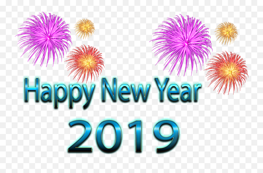 Stock Free Free Happy New Year 2019 Clipart Download - Fireworks Emoji,Happy New Year Clipart