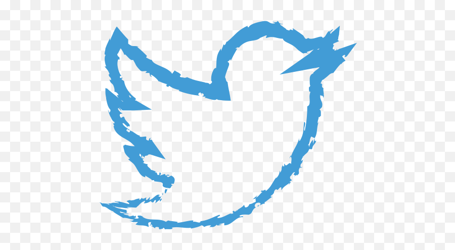 Drawn Grunge Line Media Social - Twitter Grunge Icon Emoji,Grunge Logo