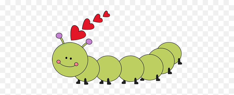 Valentines Day Caterpillar Clip Art - Caterpillar Cute Valentines Day Clipart Emoji,Caterpillar Clipart