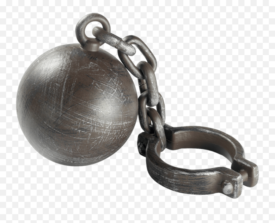 Halloween Ball And Chain Transparent Png - Stickpng Transparent Ball And Chain Png Emoji,Chain Transparent Background
