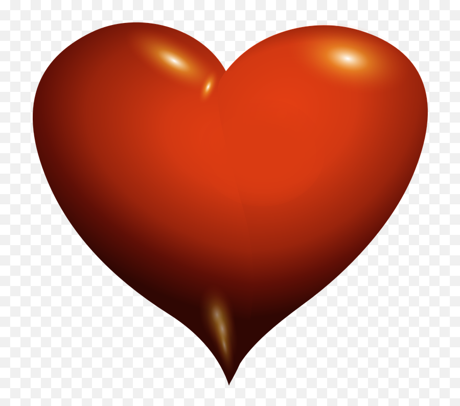 Heart Love Valentine - Free Vector Graphic On Pixabay Cuore 3d Png Emoji,3d Heart Png