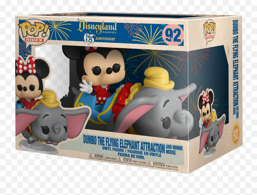 Dumbo Attraction Funko Rides - Disney 65th Anniversary Funko Pop Emoji,Dumbo Png