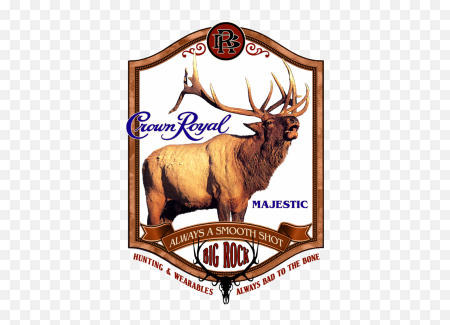 Classic Rock Short Sleeve Crown Royal - Elk Emoji,Crown Royal Logo