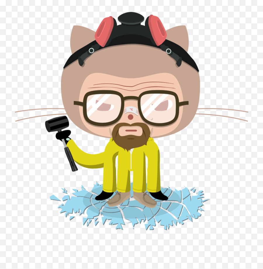 Goggles Clipart Librarian - Breaking Bad Github Png Emoji,Github Png