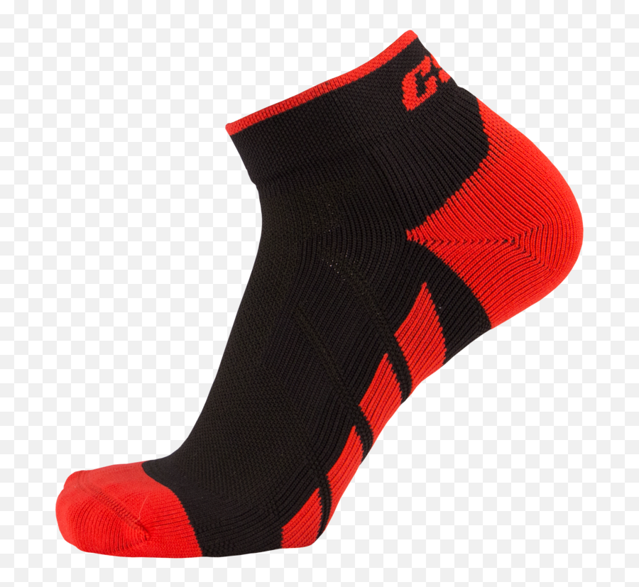Csx X110 High Cut Ankle Sock Pro Red On Black U2013 Champion Csx Emoji,Red Socks Logo