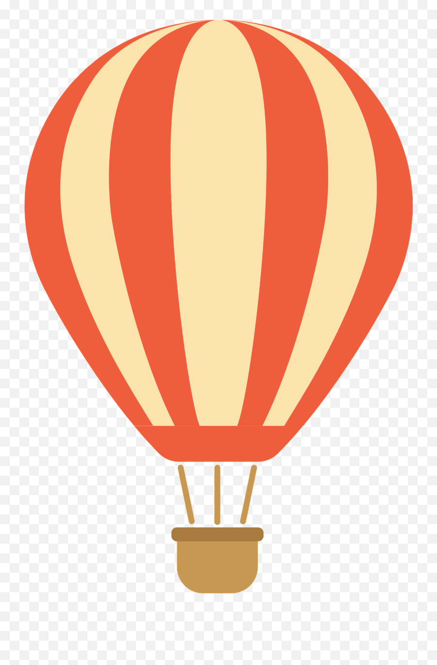 Hot Air Balloon Clipart Free Download Transparent Png - Hot Air Balloon Clipart Orange Emoji,Balloon Clipart