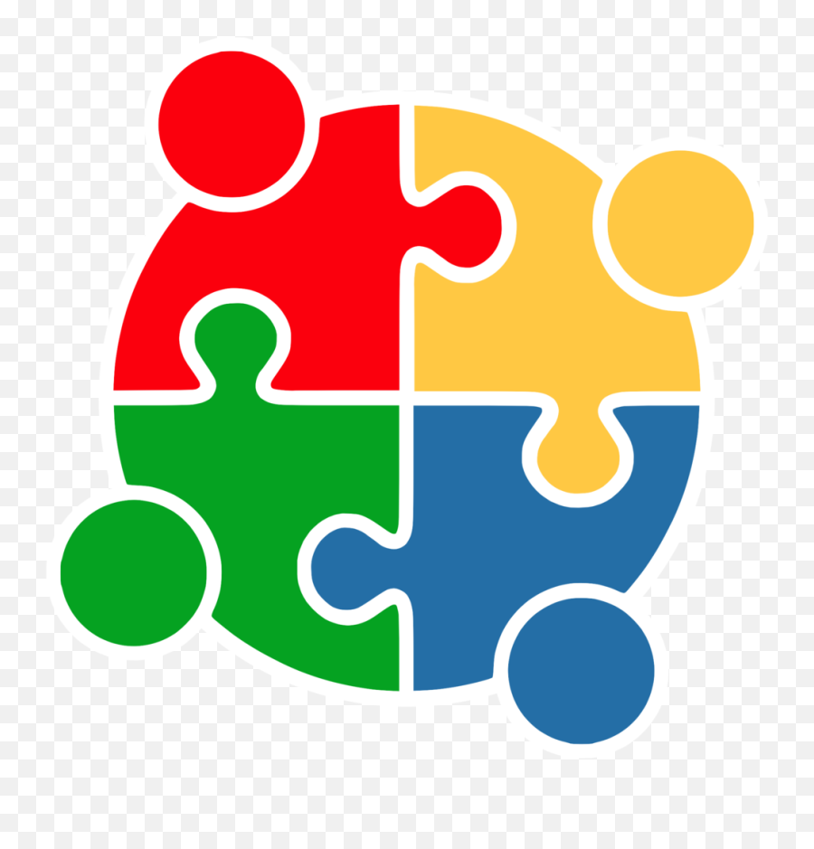 Collaborative - Clipart Transparent Puzzle Pieces Png Transparent 4 Piece Puzzle Emoji,Puzzle Piece Clipart
