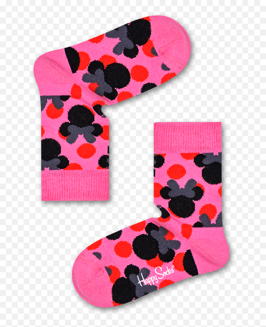 Disney Polka Minnie Kids Sock Emoji,Polka Dot Pattern Png