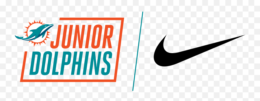 Junior Dolphins League Presented By Nike Miami Dolphins - Miami Dolphins Emoji,Miami Dolphins Logo