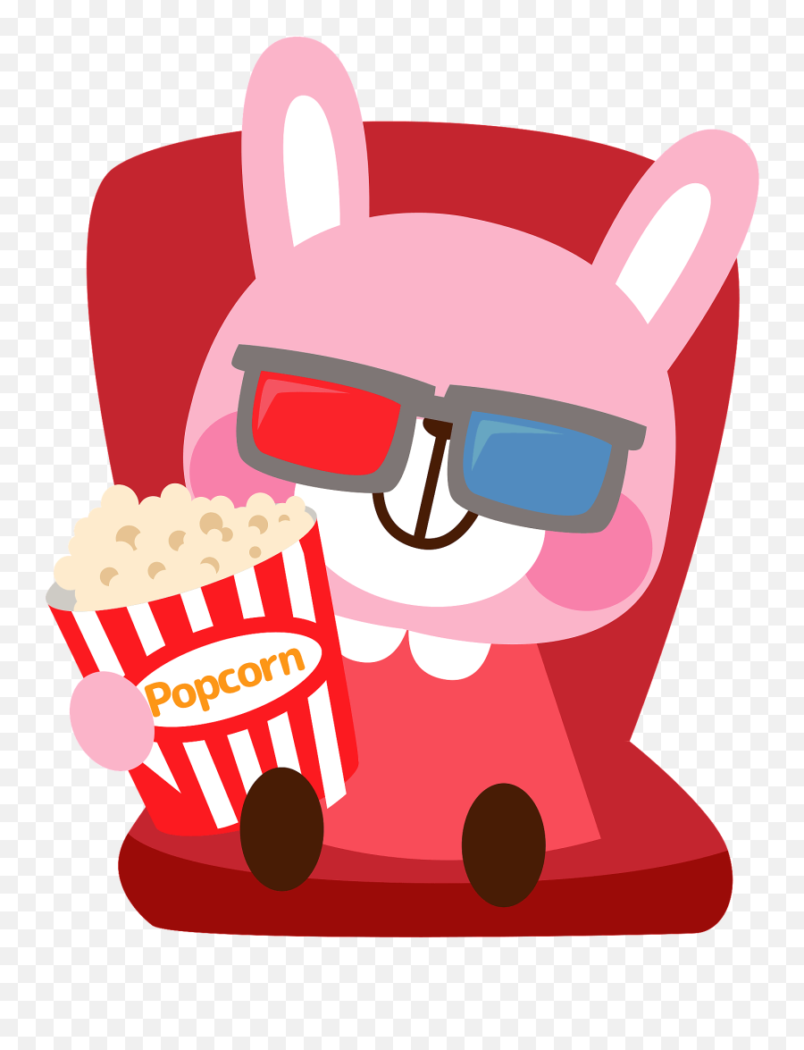Rabbit Is Watching Movie Clipart - Happy Emoji,Movie Clipart