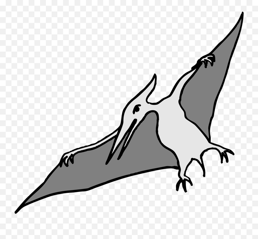 Pterodactyl Dinosaur Bird - Pterodactyl Clipart Emoji,Pterodactyl Png