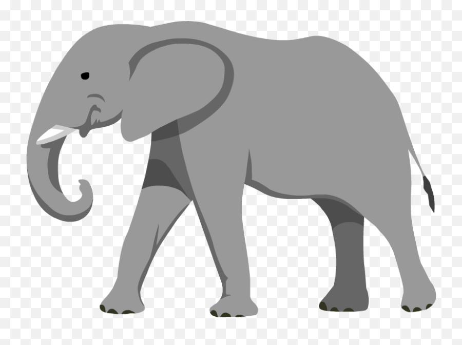 Elephants - Asian Elephant Clipart Transparent Background Emoji,Elephant Silhouette Clipart