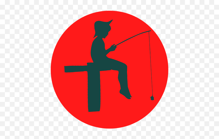 Free Photo Sticker Boy Silhouette Fishing Logo Clipart Icon - Privacy Emoji,Fishing Clipart