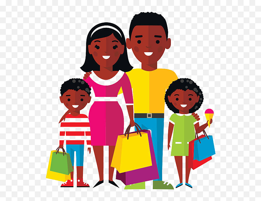 Family Services - African American Animated Family Clipart African American Family Clipart Emoji,Family Clipart