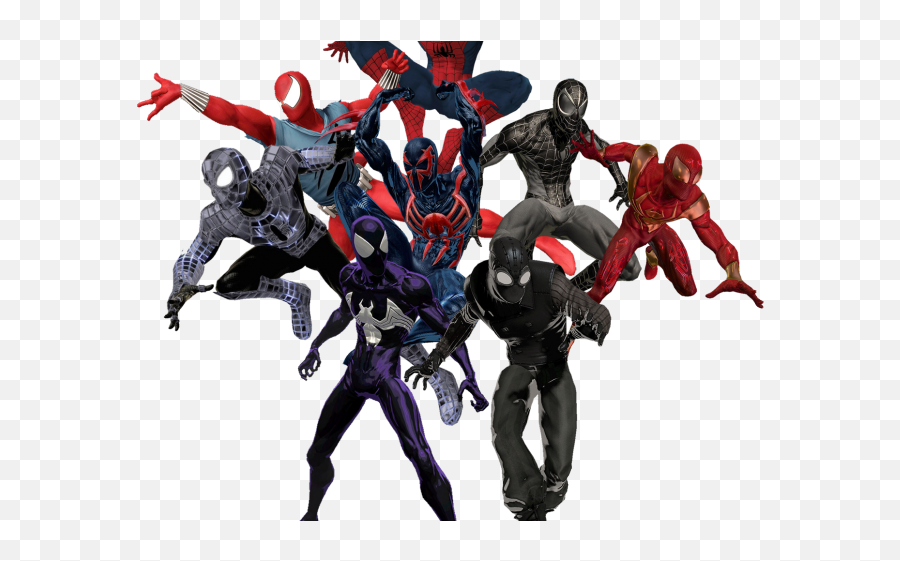 Download Iron Spiderman Clipart Spiderman Png - Spiderman All Dimensions Spider Man Emoji,Spiderman Clipart