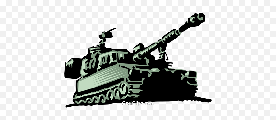Military Tank Royalty Free Vector Clip Art Illustration - Carro Armato Png Emoji,Miltary Clipart