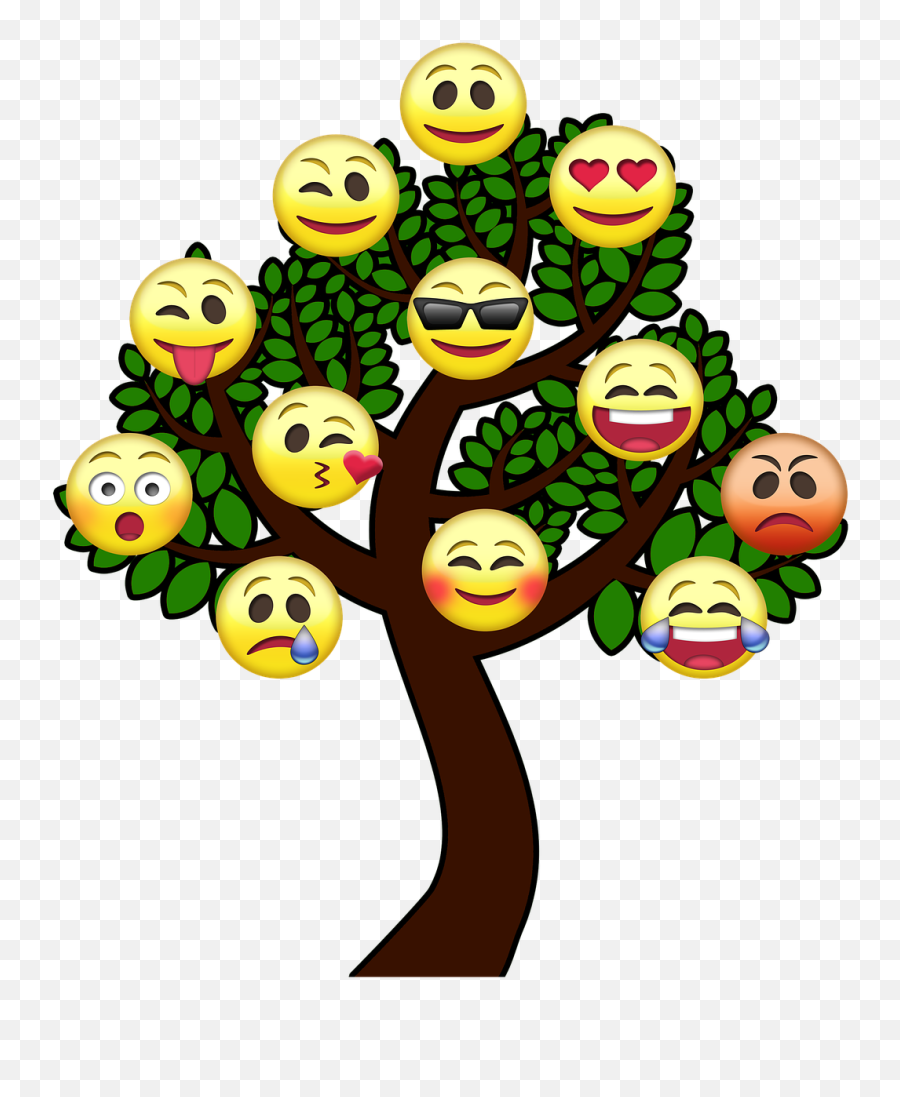 Tree Smiley Tree Of Life Free Picture - Free Emoji Smiley Smiley Tree,Tree Of Life Clipart