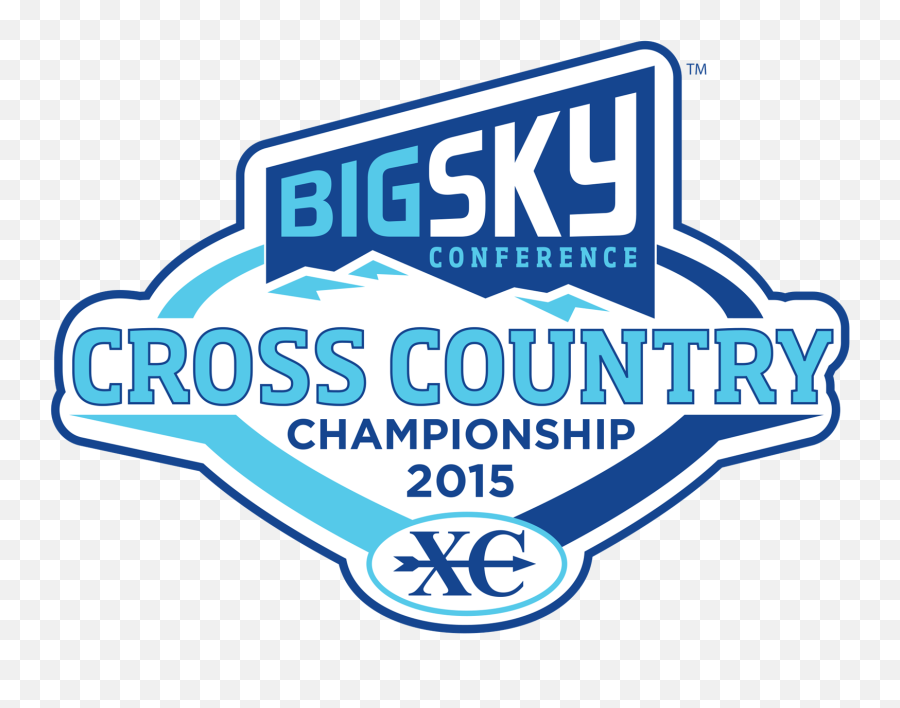Cross Country Championship - Big Sky Conference Vertical Emoji,Cross Country Logo