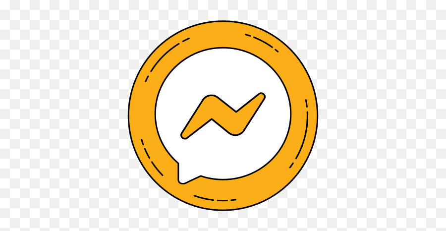 Logo Orange Messenger Free Icon Of Famous Logos In Orange - Smk Batu Muda Emoji,Messenger Logo