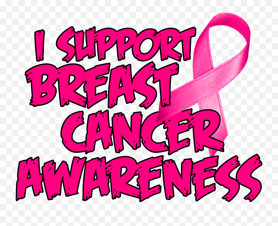 Breast Cancer Awareness - Breast Cancer Awernesss Clipart Emoji,Breast Cancer Clipart