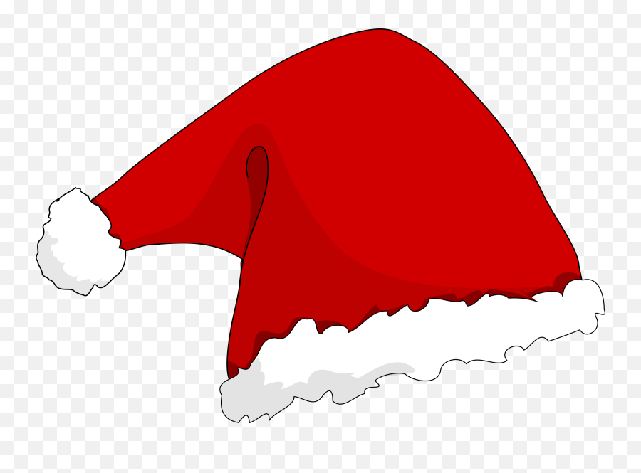 Santa Hat - Transparent Background Cartoon Santa Hat Emoji,Santa Hat Png