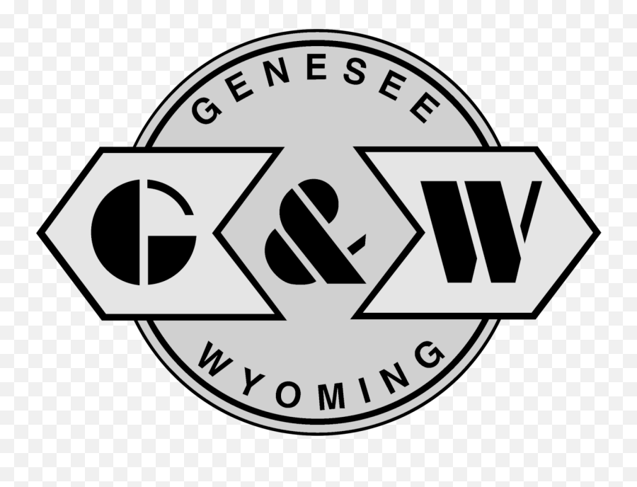 Genesee Wyoming Logo Black And White - Genesee And Wyoming Logo Png Emoji,G Logos
