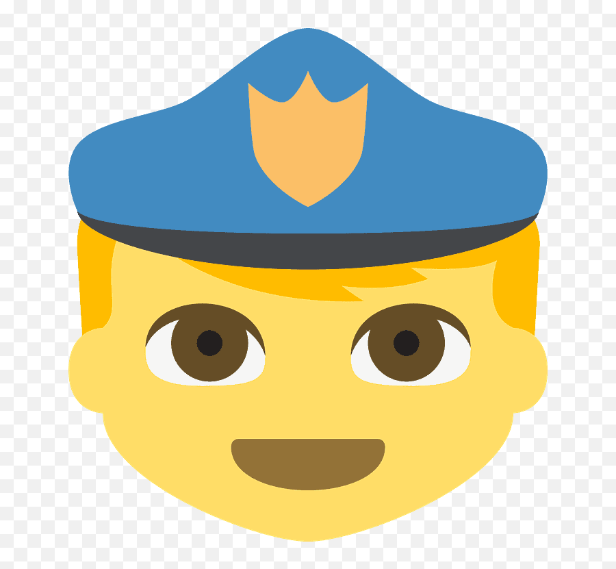 Police Officer Emoji Clipart - Police Officer,Cop Clipart