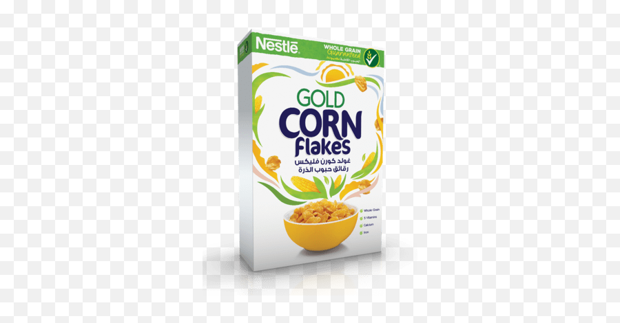 Gold Corn Flakes - Nestle Corn Flakes Emoji,Gold Flakes Png