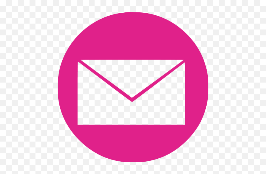 Barbie Pink Email 14 Icon - Free Barbie Pink Email Icons Circle Email Icon Pink Emoji,Email Symbol Png