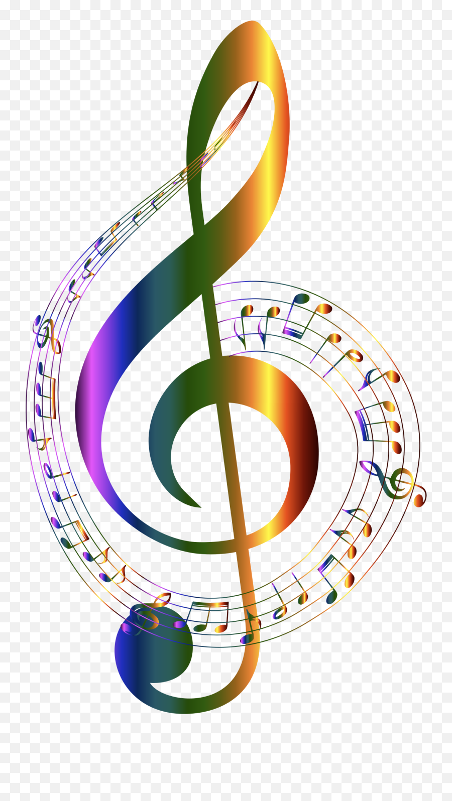 Music Clipart January 2021 - Colorful Music Notes Background Png Emoji,Music Clipart