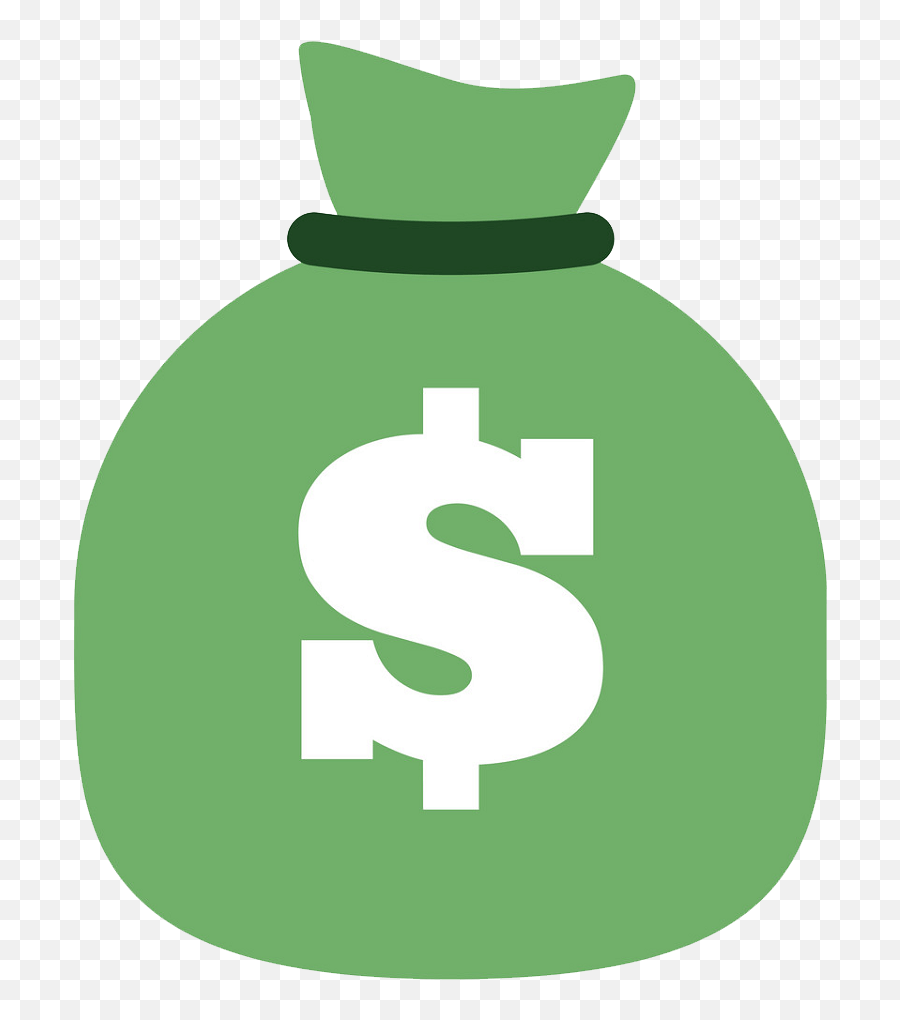 Money Bag Clipart - Clipartworld Solid Emoji,Money Bag Transparent