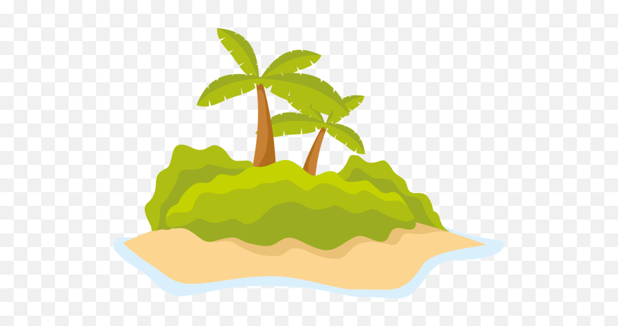 Lone Island Clipart - Fresh Emoji,Island Clipart