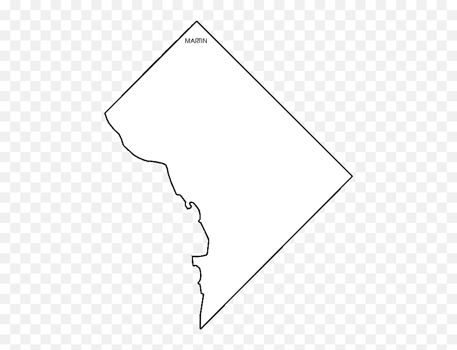 Clip Art - Clip Art Map Of Dc Emoji,Washington Dc Clipart