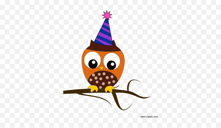 Download Cute Party Owl Free Clipart Png Image With No Emoji,Www Clipart Com