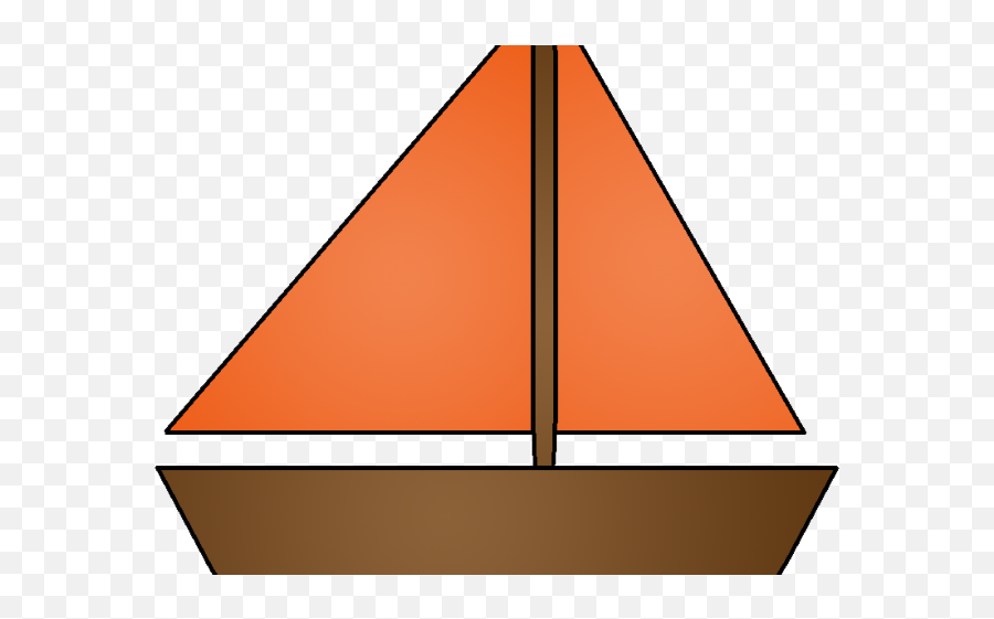 Yacht Clipart Triangle - Draw Full Size Png Download Seekpng Emoji,Triangles Clipart