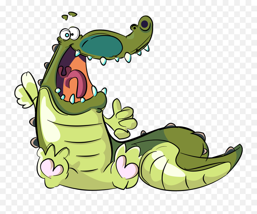 Great Smile Crocodile Clipart Free Download Transparent - Falling Crocodile Emoji,Crocodile Clipart