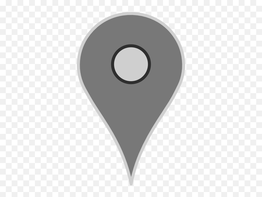 Google Map Pointer Grey Clip Art At Clkercom - Vector Clip Seattle Art Museum Emoji,Google Clipart